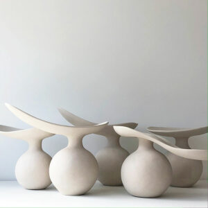 Ceramic vases by Karin Amdal