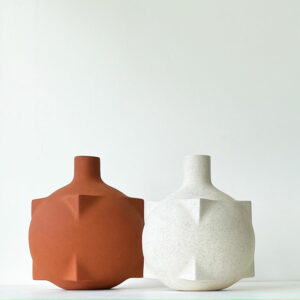 Metamorphosis ceramic vase by Karin Amdal