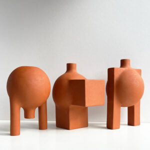 Ceramic vases by Karin Amdal