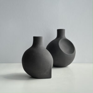 Ceramic vases by Karin Amdal