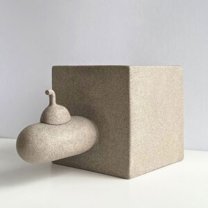 Ceramic jar by Karin Amdal