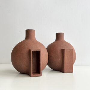 Ceramic vases by Karin Amdal